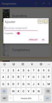 DontEat ScreenShot Ajout Rangement